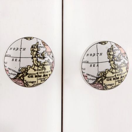 Germany Map Ceramic Drawer Knob